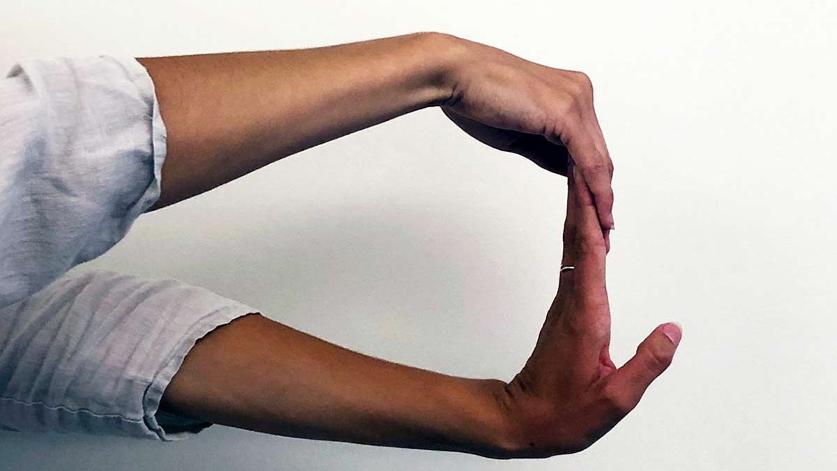 hand stretching