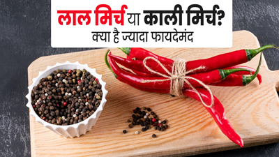 लाल या काली मिर्च: सेहत के लिए कौन-सी मिर्च होती है ज्यादा फायदेमंद? आयुर्वेदाचार्य से जानें