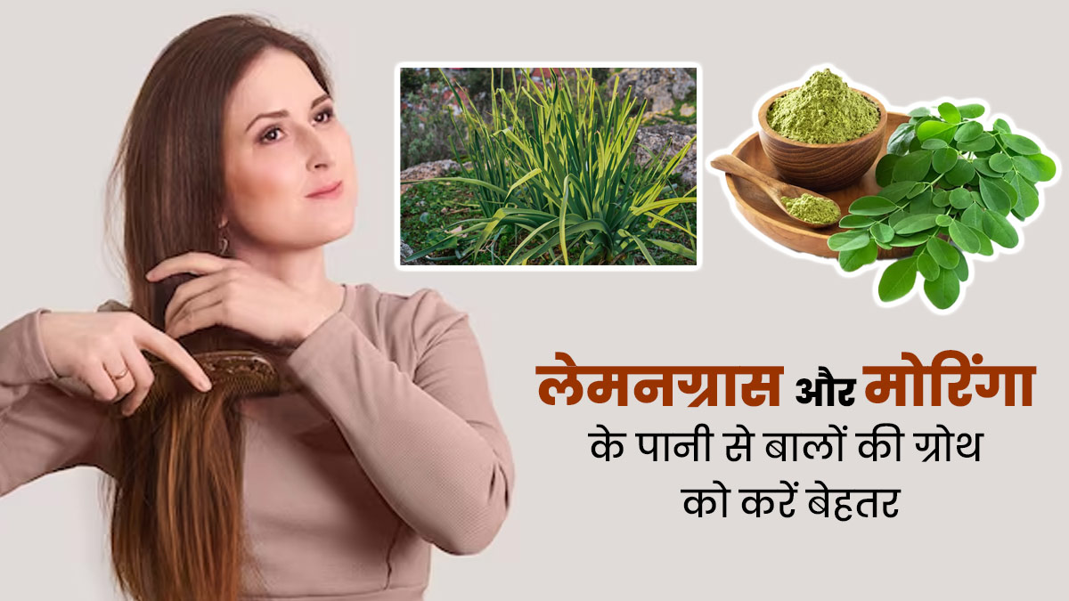 लेमनग्रास और मोरिंगा (सहजन) के पानी से तेजी से बढ़ेंगे बाल, जानें फायदे और इस्तेमाल का तरीका