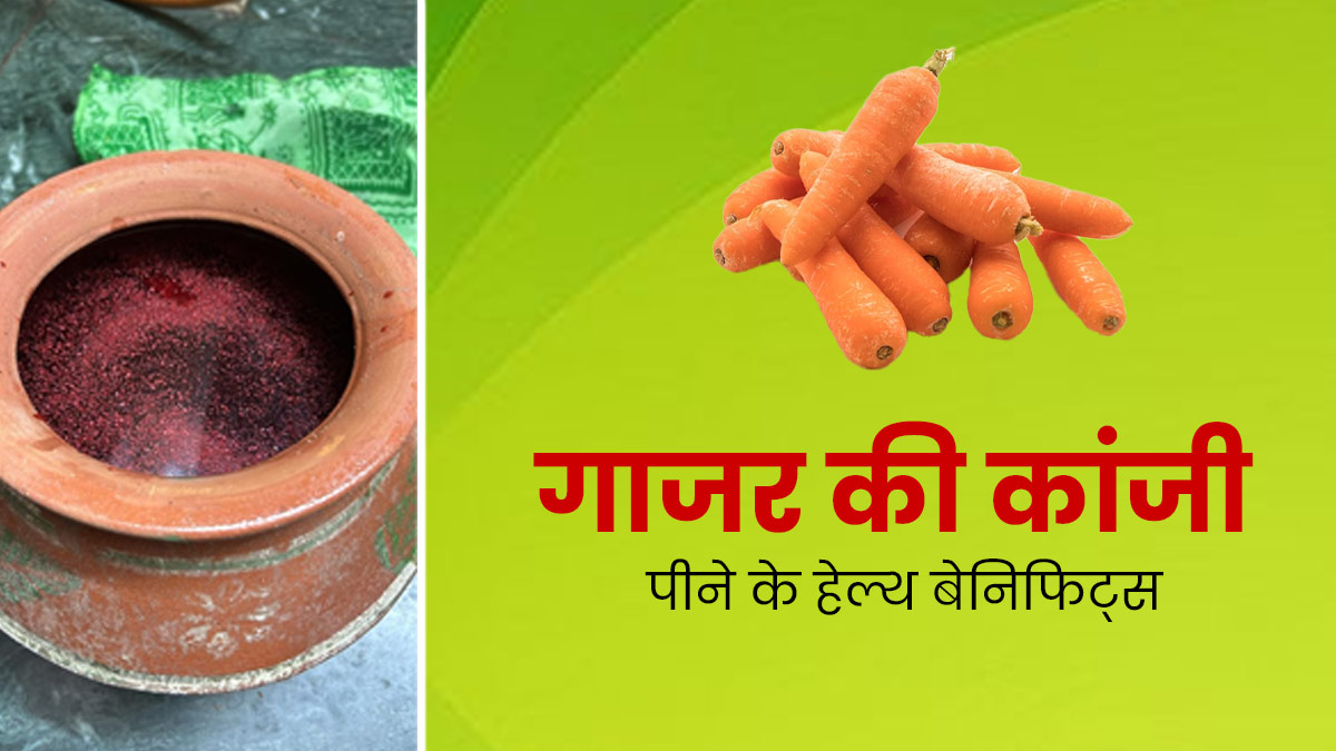 सेहत के लिए फायदेमंद है गाजर की कांजी, त्वचा और बाल भी रहते हैं स्वस्थ