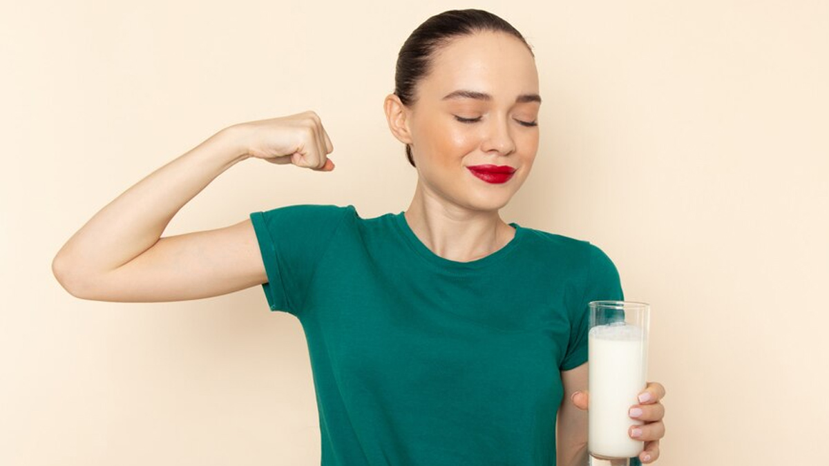 milk and pumpkin seeds for bone health