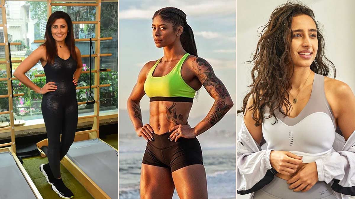 Female fitness influencers on Instagram busting common exercising