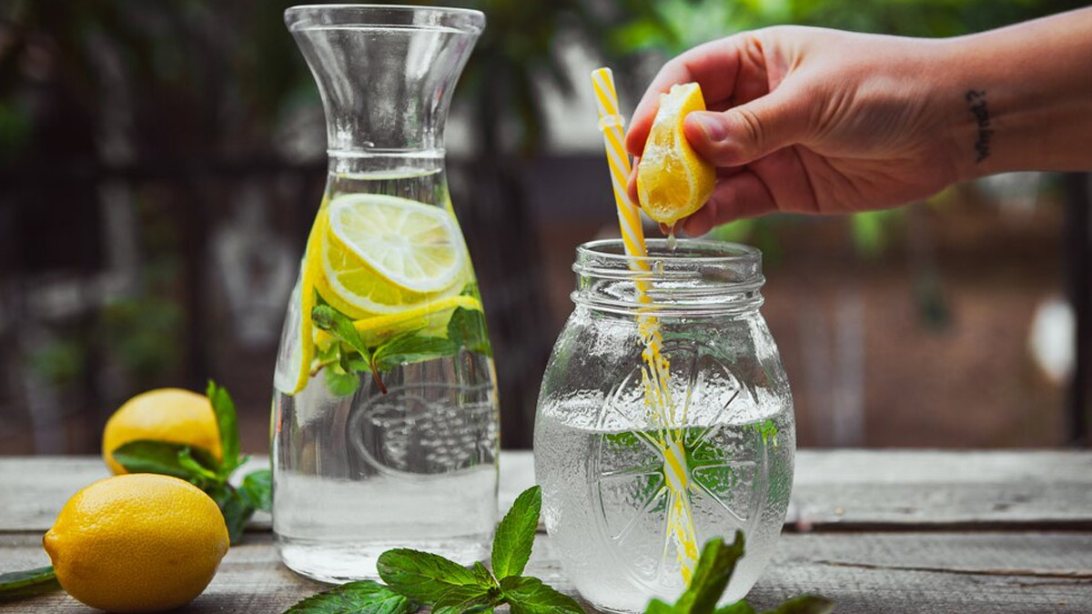 lemon water