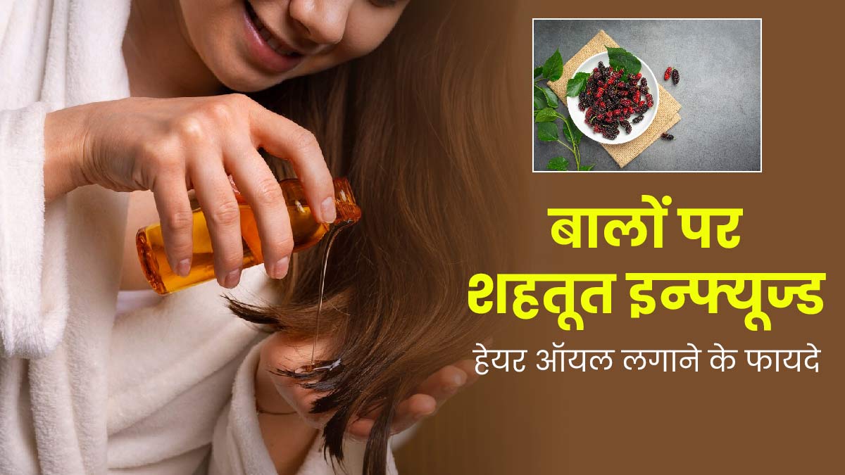 बालों पर शहतूत इन्फ्यूज्ड हेयर ऑयल लगाने से मिलते हैं कई फायदे, जानें इसे घर पर बनाने का तरीका