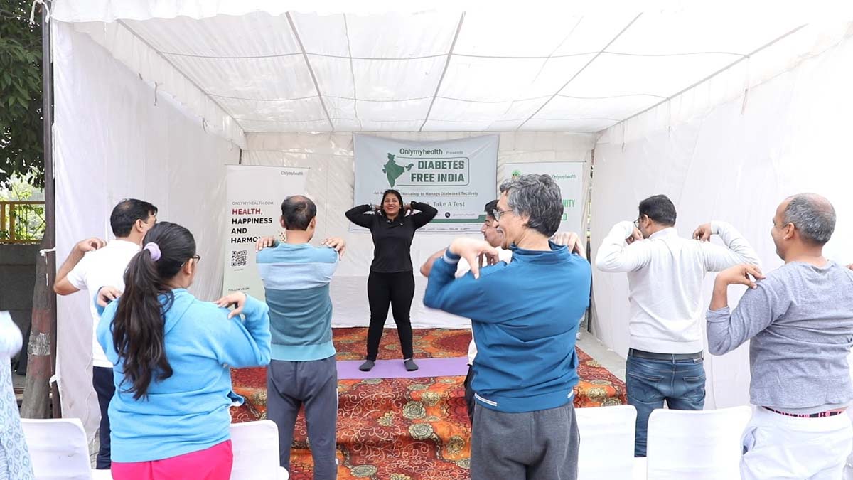 Only My Health Conduct Sessions Under Diabetes Free India Campaign, A Step Towards Healthy India