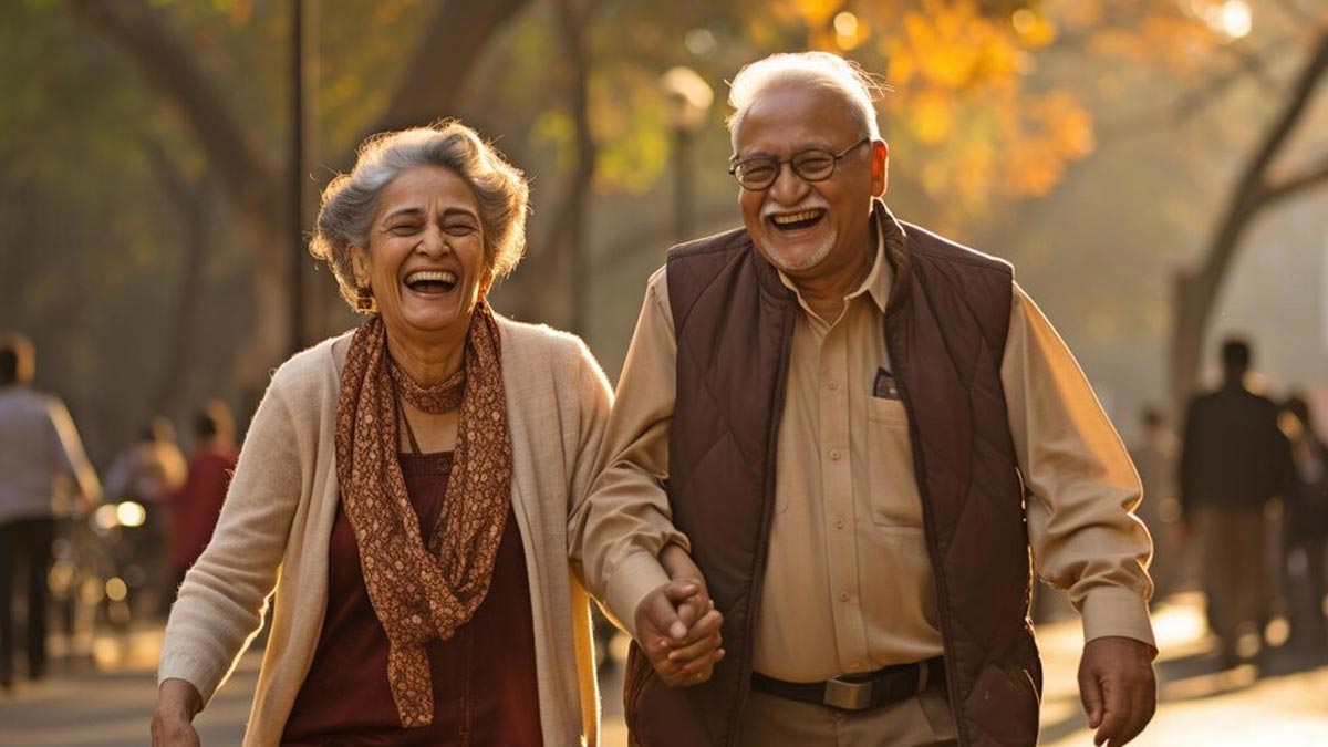 खुश रहकर स्‍वस्‍थ रह सकते हैं बुजुर्ग, सेहत को म‍िलते हैं ये 5 फायदे  