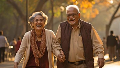 खुश रहकर स्‍वस्‍थ रह सकते हैं बुजुर्ग, सेहत को म‍िलते हैं ये 5 फायदे  