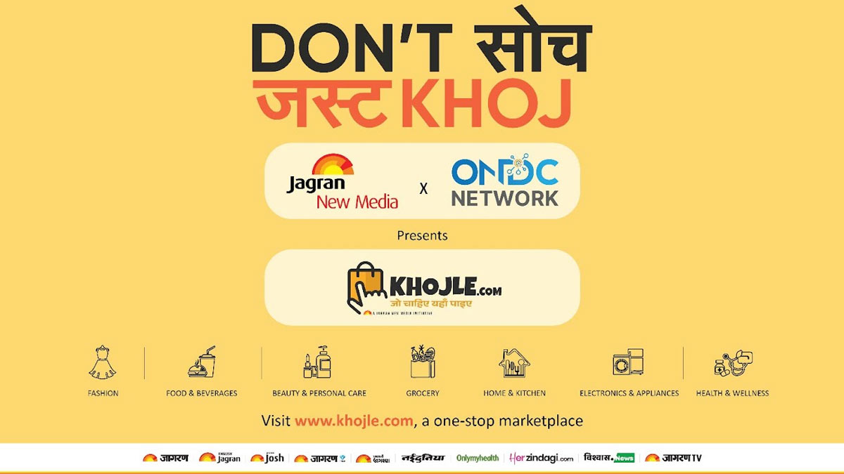 Jagran New Media Becomes First Indian Digital Publisher to Join with ONDC Network to Launch Khojle.com
