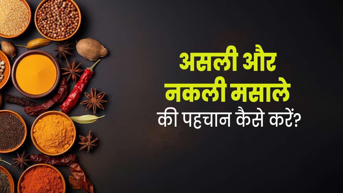 क्या आप भी कर रहे नकली मसालों का सेवन? इन तरीकों से पहचानें