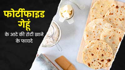 फोर्टिफाइड गेहूं के आटे की रोटी खाने से सेहत को मिलेंगे ये फायदे, जानें इसके बारे में
