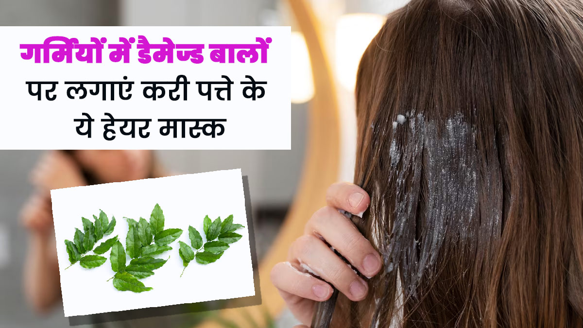 गर्मियों में रूखे और बेजान बालों से छुटकारा पाने के लिए लगाएं करी पत्ते के 3 हेयर मास्क