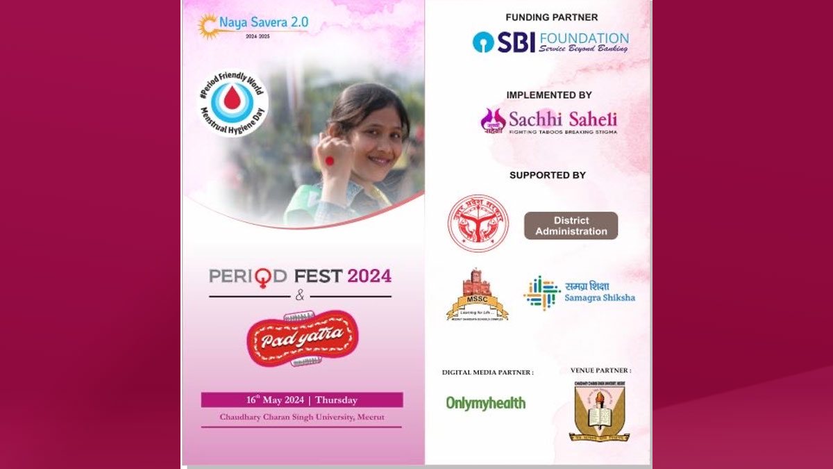 In Collaboration With OnlyMyHealth, Sachi Saheli Organises Grand 'Mahavari Mela' and 'Pad Yatra' in Meerut