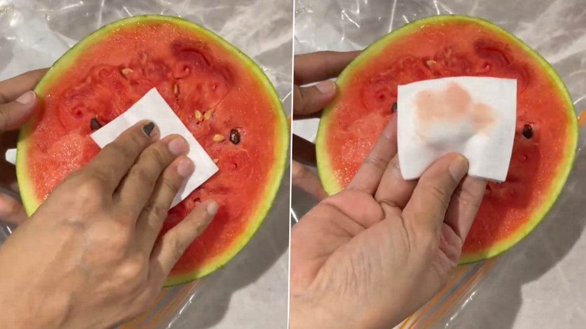 Netizens Find Watermelons Adulterated By Artificial Colours: Here Are FSSAI Guidelines To Check Contamination