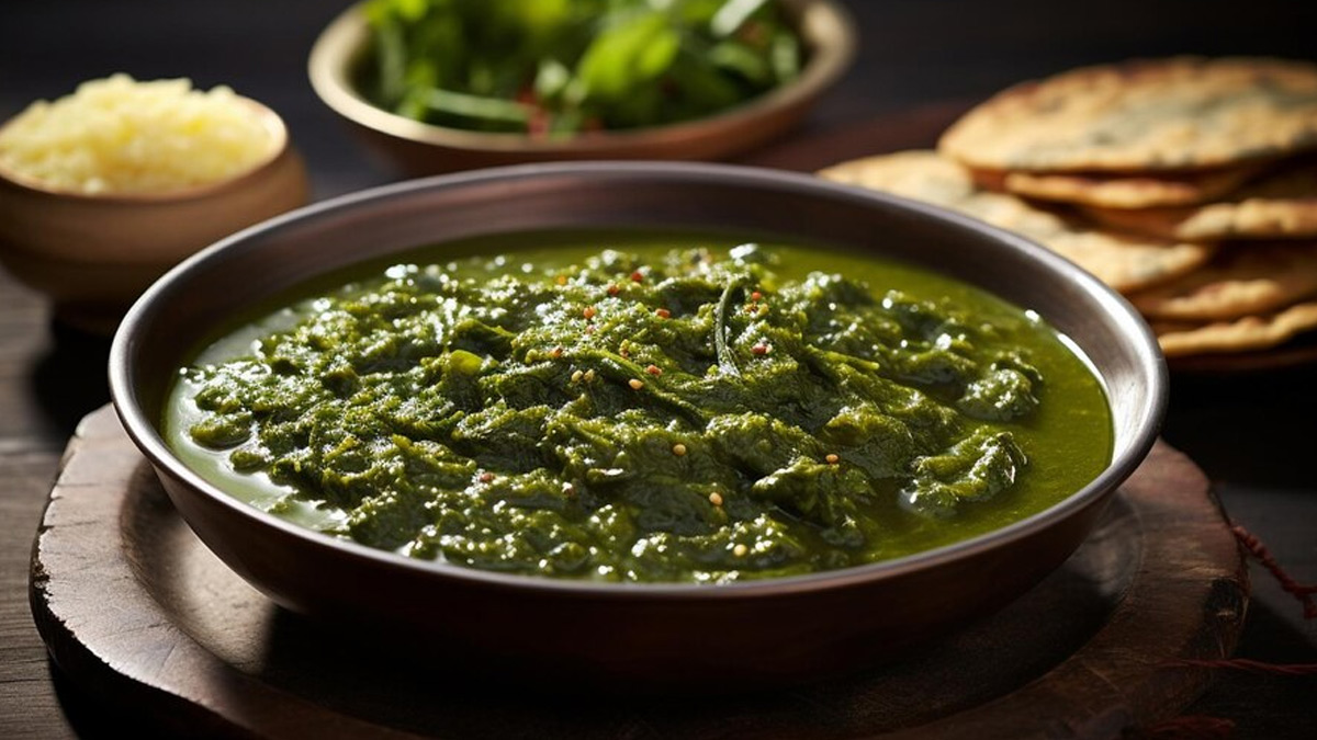 arbi leaves saag recipe