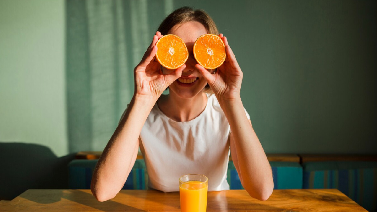 orange face pack