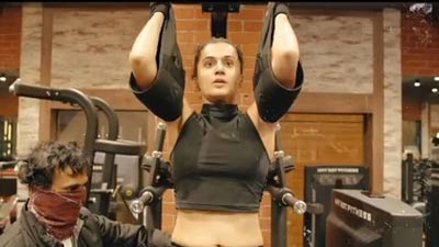 गांधारी का रोल निभाने के लिए स्ट्रेंथ ट्रेनिंग और एरियल योग कर रही हैं तापसी पन्नू, जानें इसके फायदे 