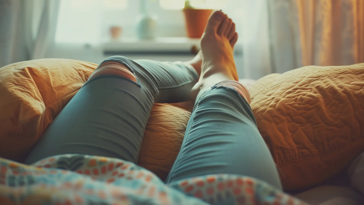 knee pain sleeping position