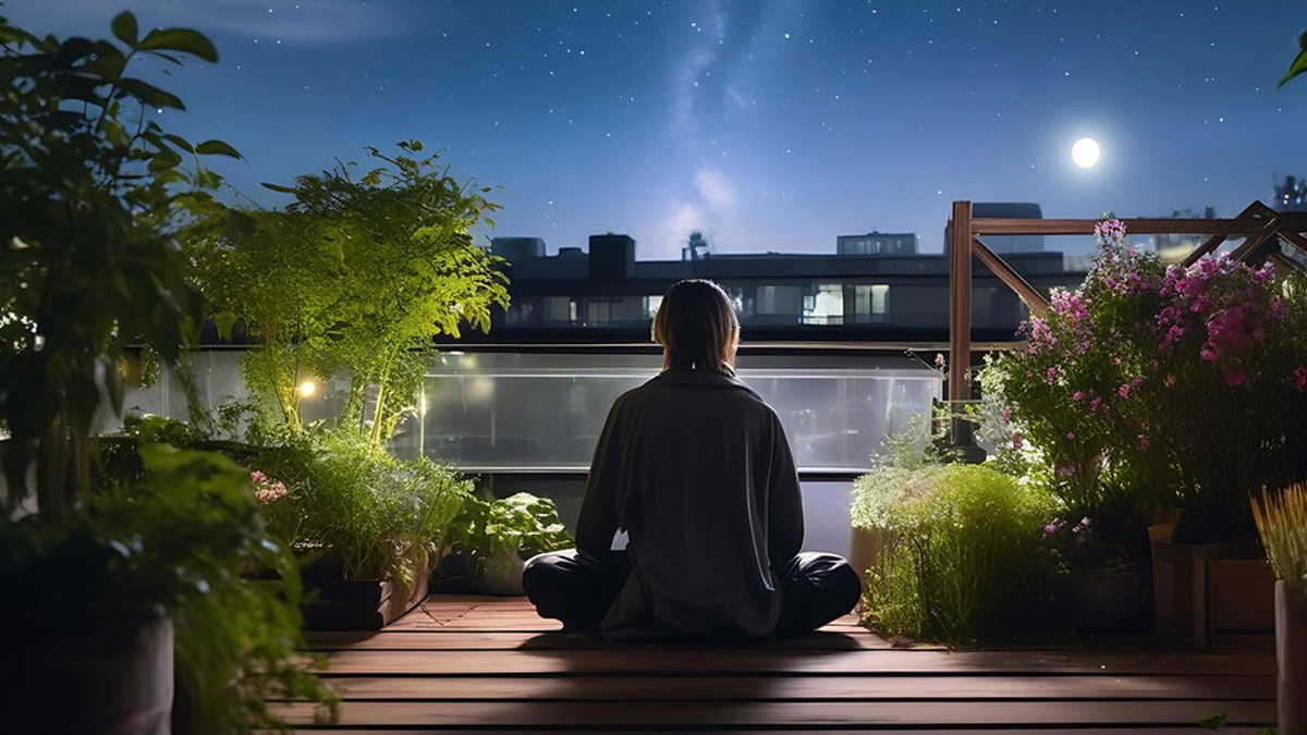 Moonlight meditation