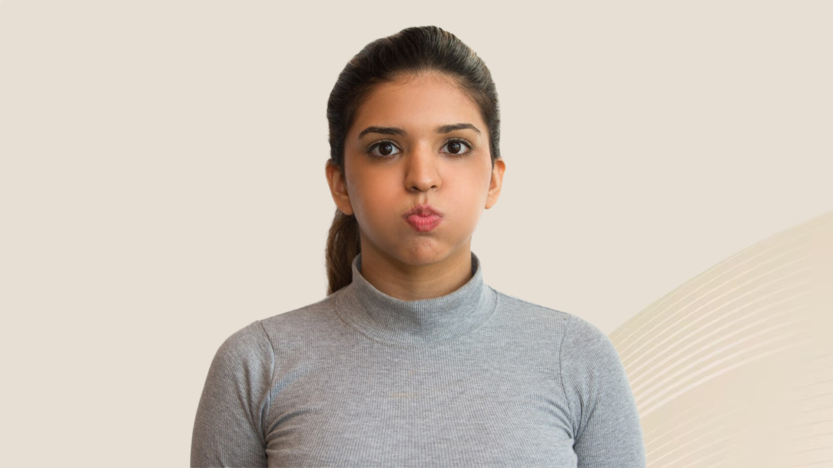 baloon face exercise