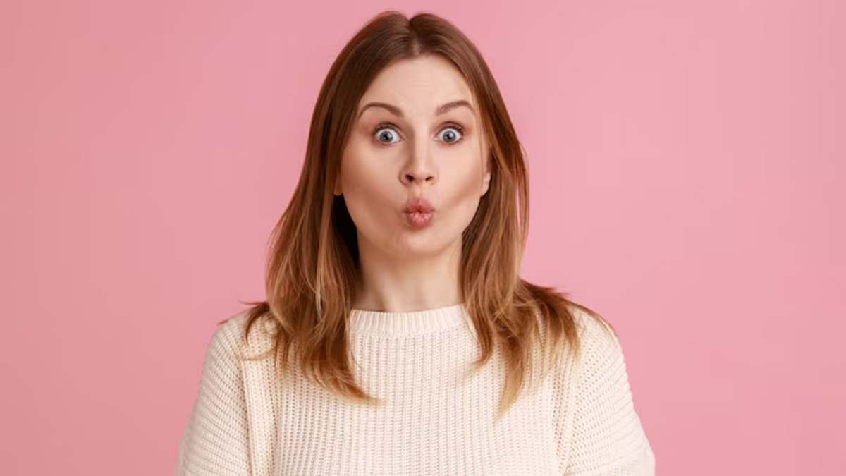 kissing face exercise