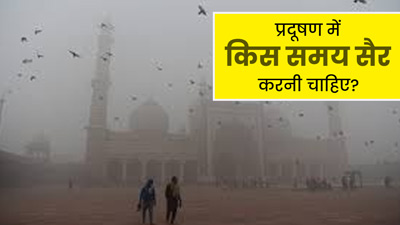 दिल्ली में जानलेवा हुई हवा, एक्सपर्ट से जानें- सुबह या शाम किस समय वॉक करना है सही?