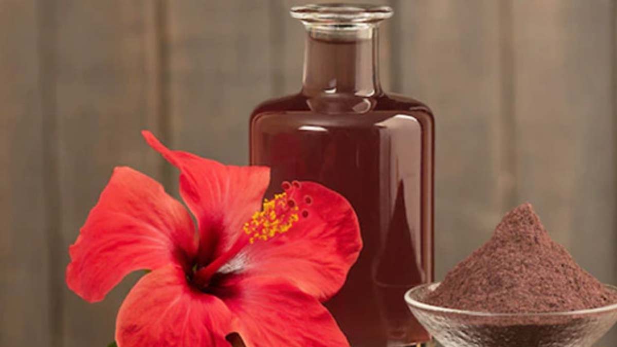 hibiscua flower face pack
