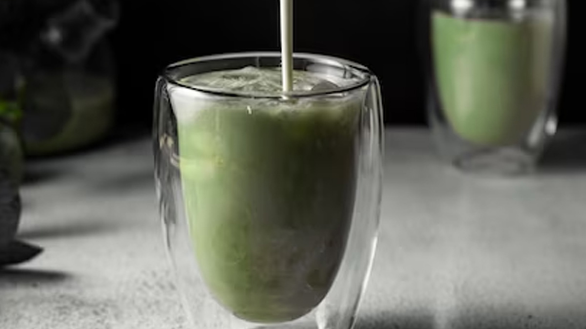 sanya-Malhotra-Drink-Macha-tea-inside