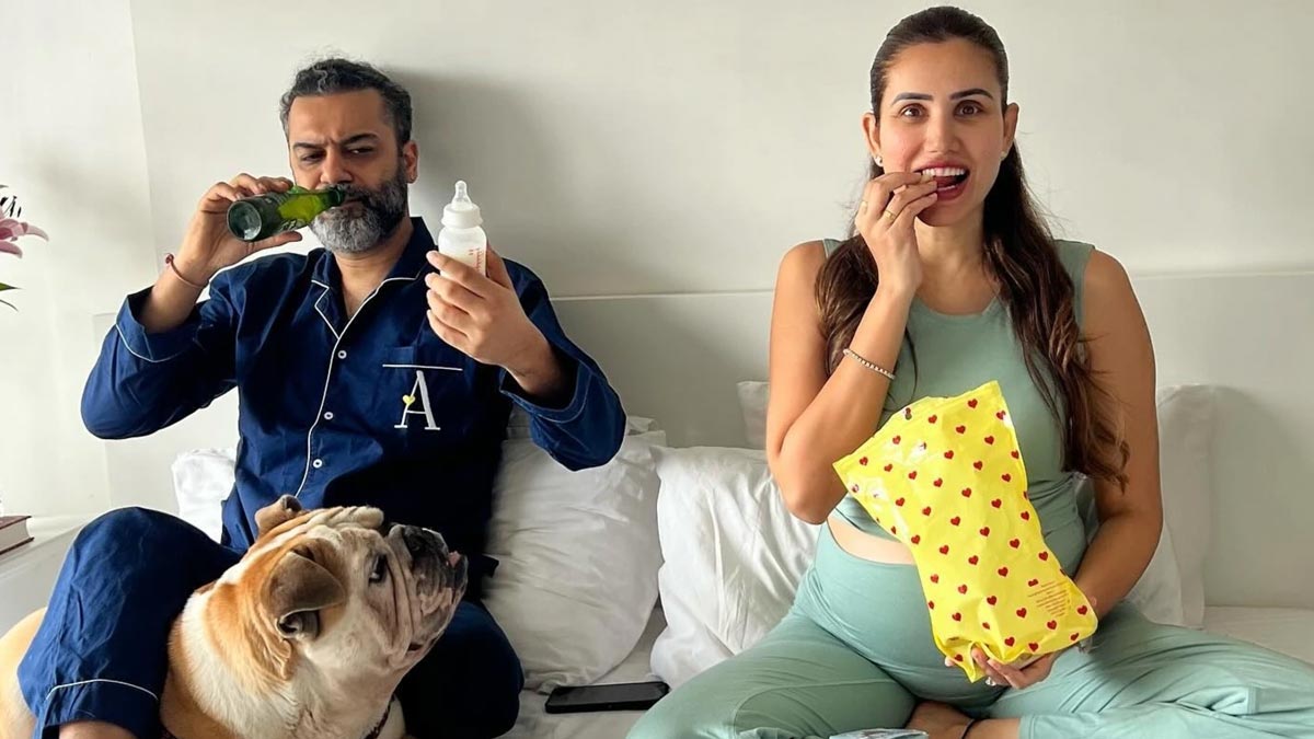 Sonnalli Seygall's Pregnancy Shirshasana Sets Inspiring New Maternity Fitness Goals