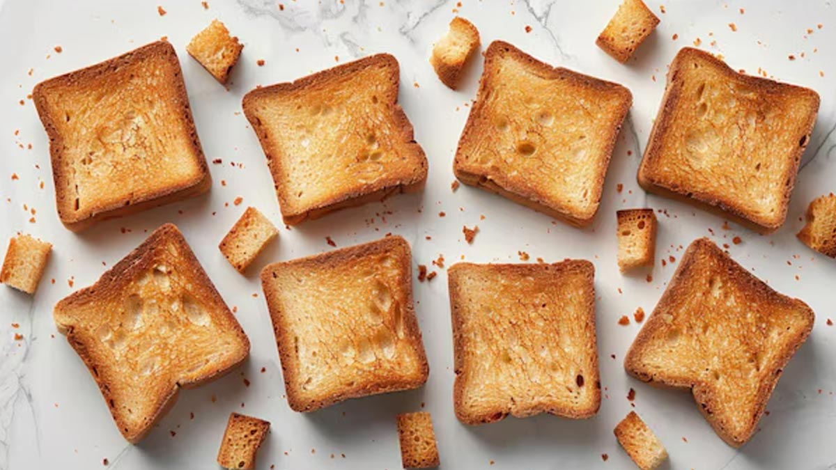does toasting white bread make it healthier