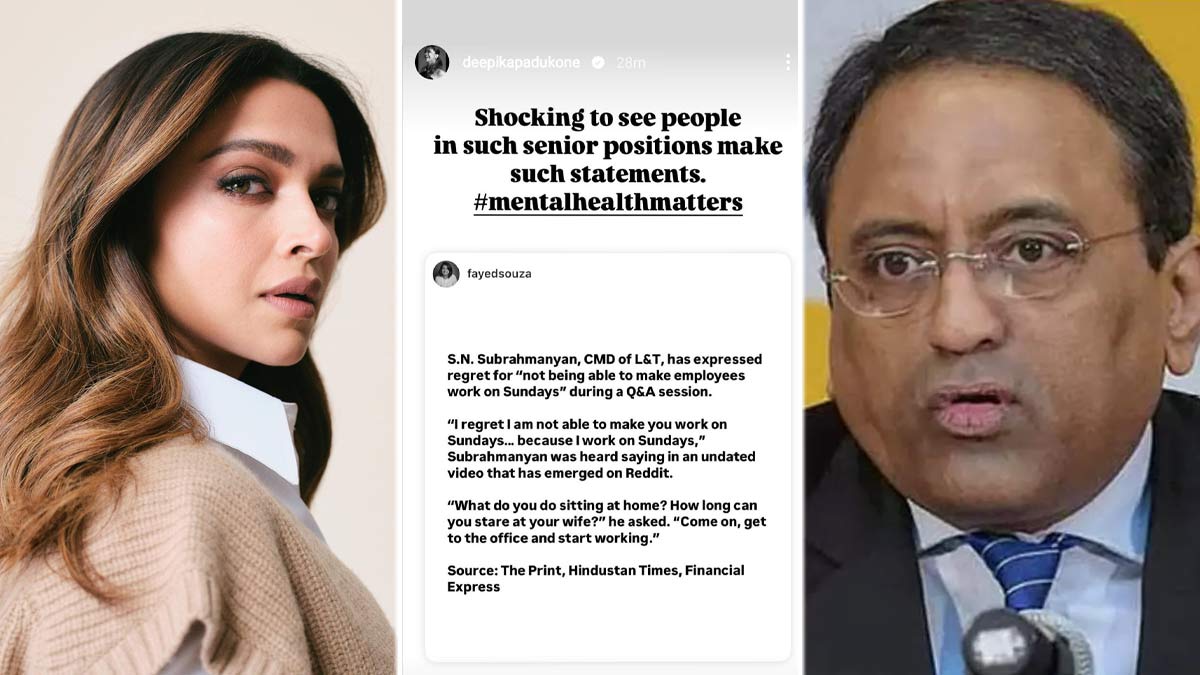 Deepika Padukone Advocates For Mental Health, Calls out L&T Chairman: Tips On Managing Work-Life Balance