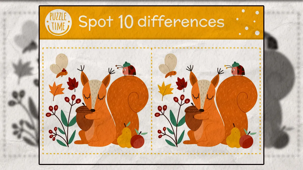 Spot the Differences Puzzle: Can You Find All 10 Changes in 30 Seconds?