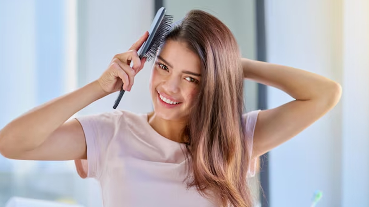 hair-brushing