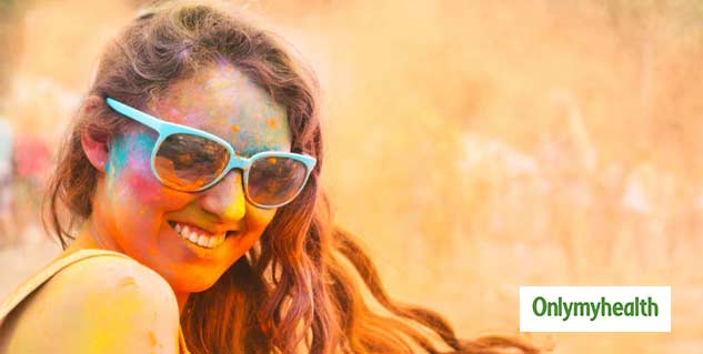 holi color how to remove