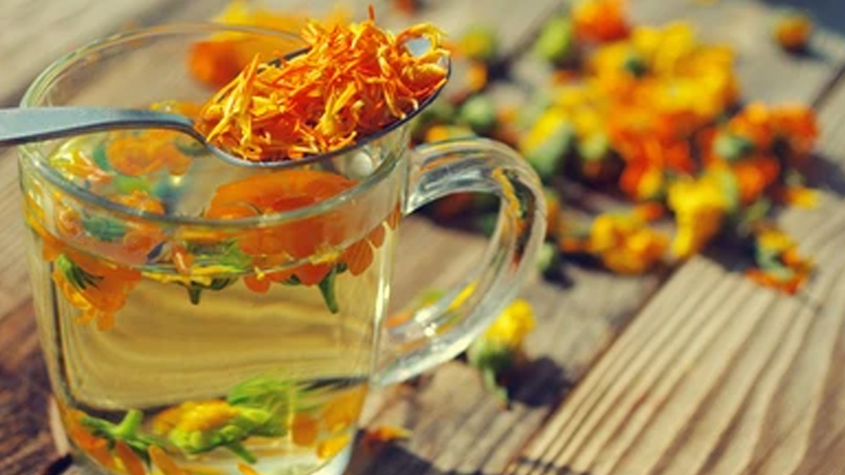marigold-tea