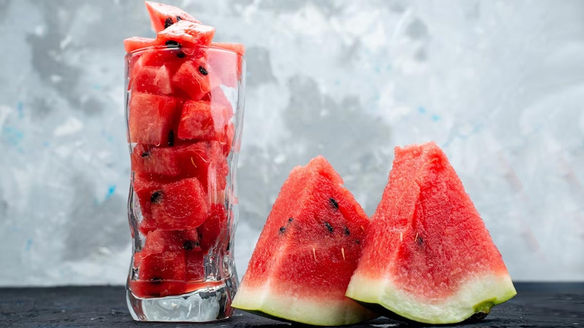 Showering After Eating Watermelon 1.