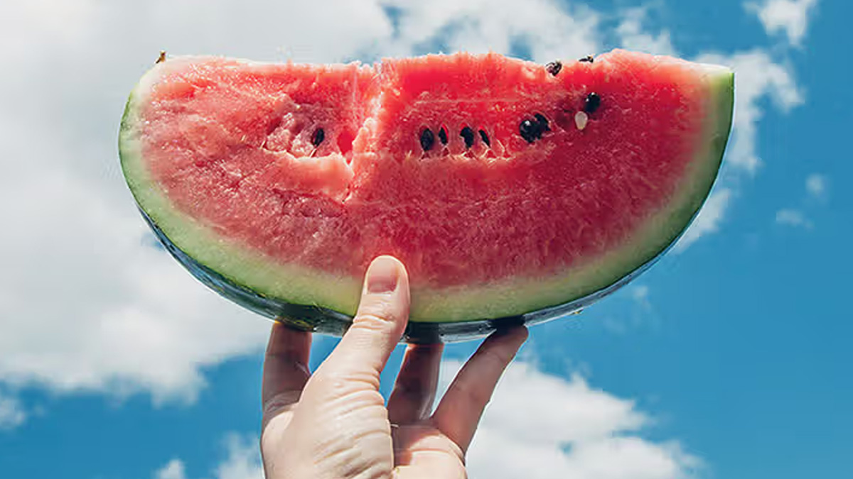 watermelon in summers 4.