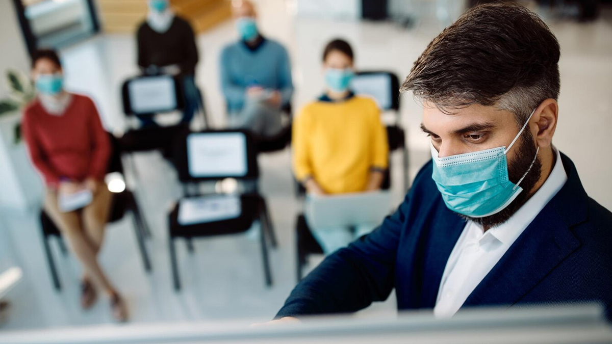 people mask up to avoid covid-19 infection