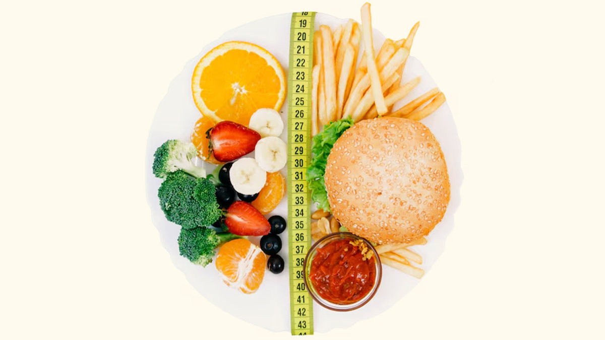 Junk food vs Healthy food