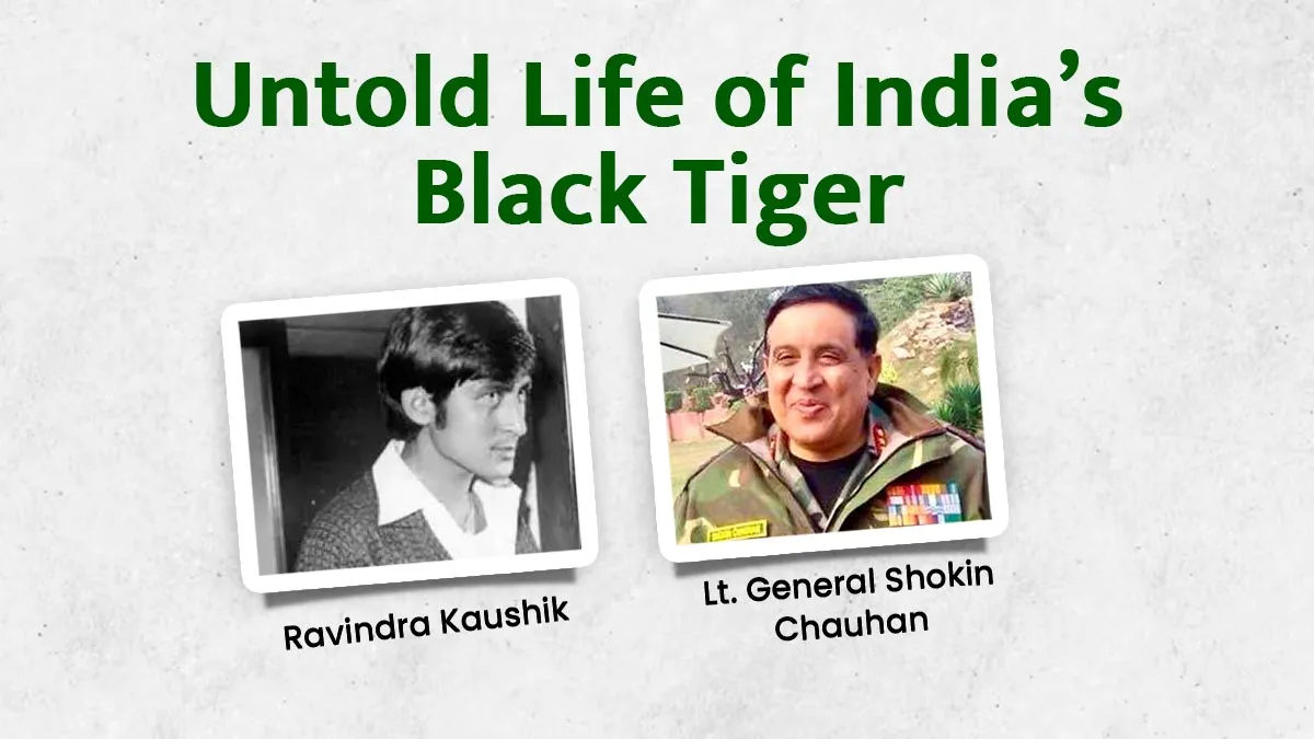 The Untold Life of India’s Black Tiger, Ravindra Kaushik