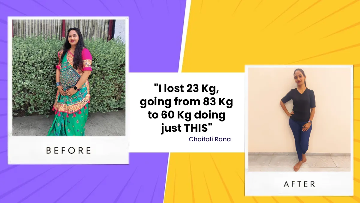 #FatToFit: Chaitali Rana Dropped 23 Kilos In 11 Months Without Giving Up Her Favourite Foods, Here's How You Can Do It Too!