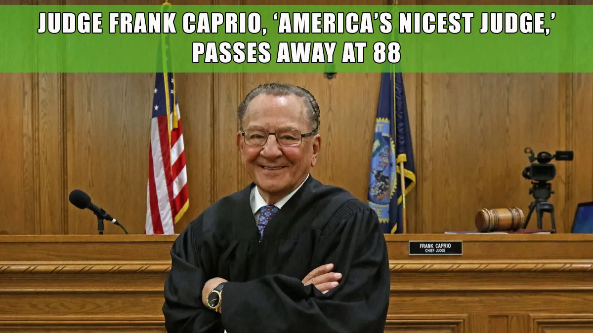 Judge Frank Caprio, Beloved 'America's Nicest Judge,' Passes Away At 88 After Pancreatic Cancer Battle