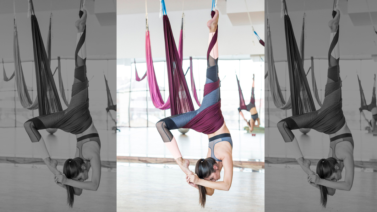 Aerial Yoga Pose