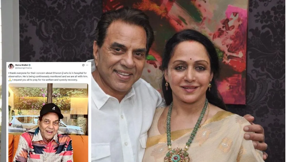 Amid Dharmendra’s Health Decline, Wife Hema Malini Updates That The Actor Is “Continuously Monitored”