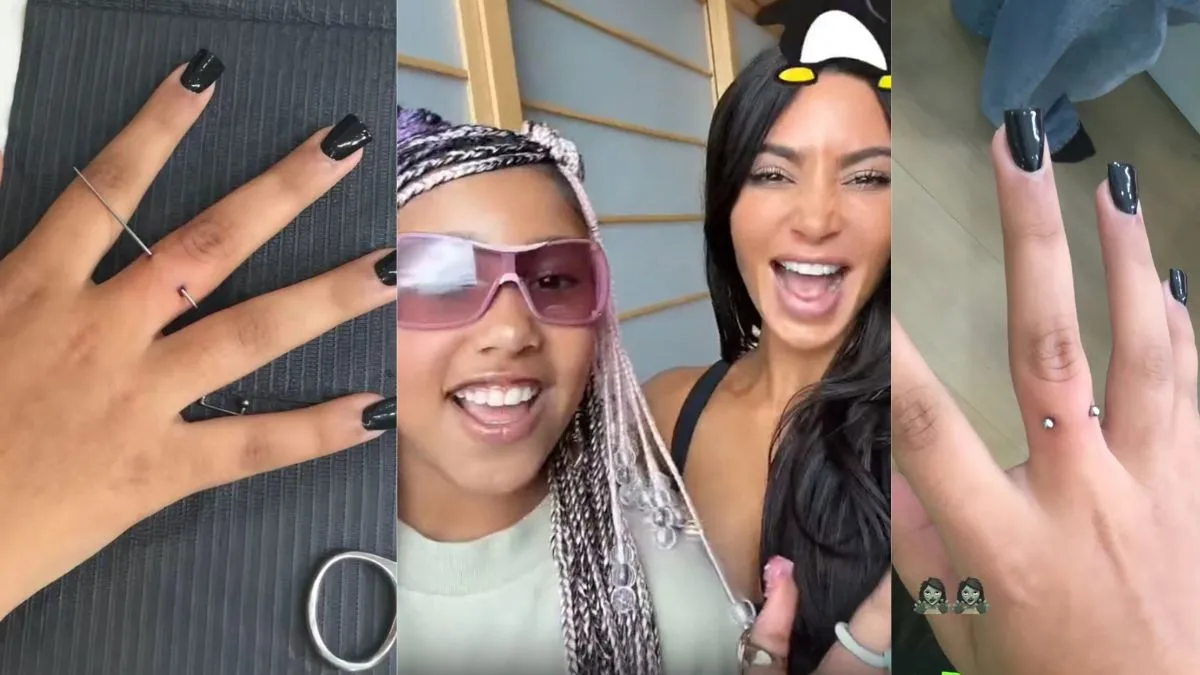 Kim Kardashian’s Daughter North West Wears Dual Dermal Finger Piercings in her Middle Finger: Everything You Need To Know