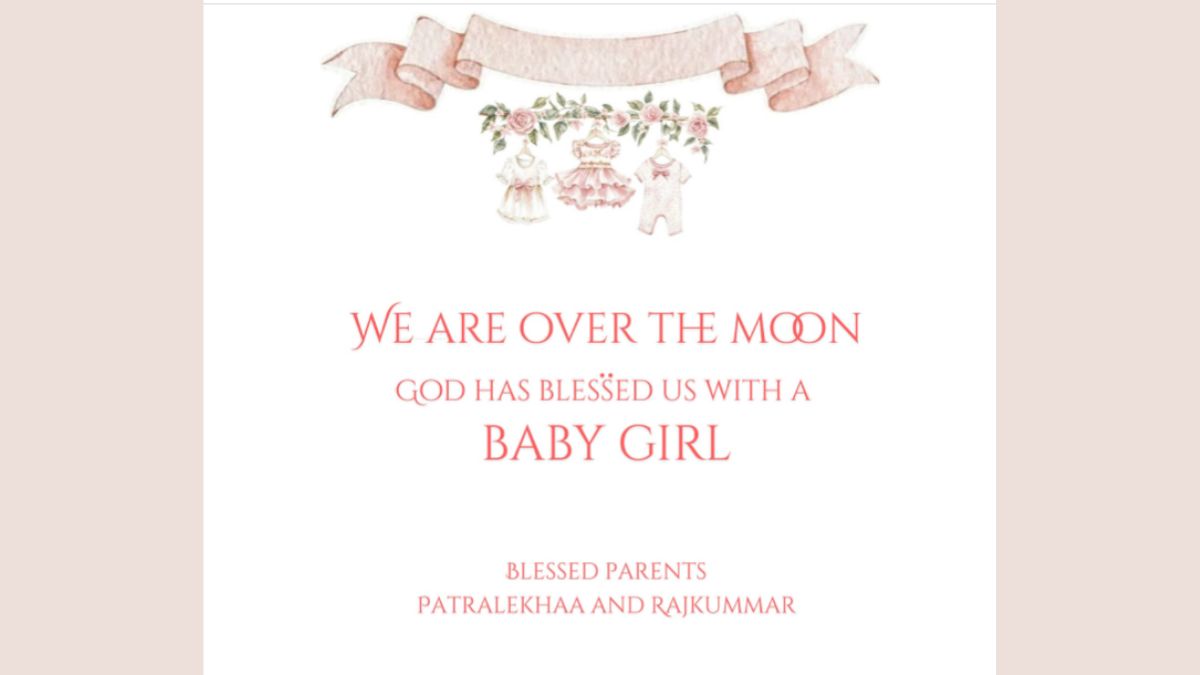 Rajkummar Rao and Patralekhaa Become Parents To A Baby Girl