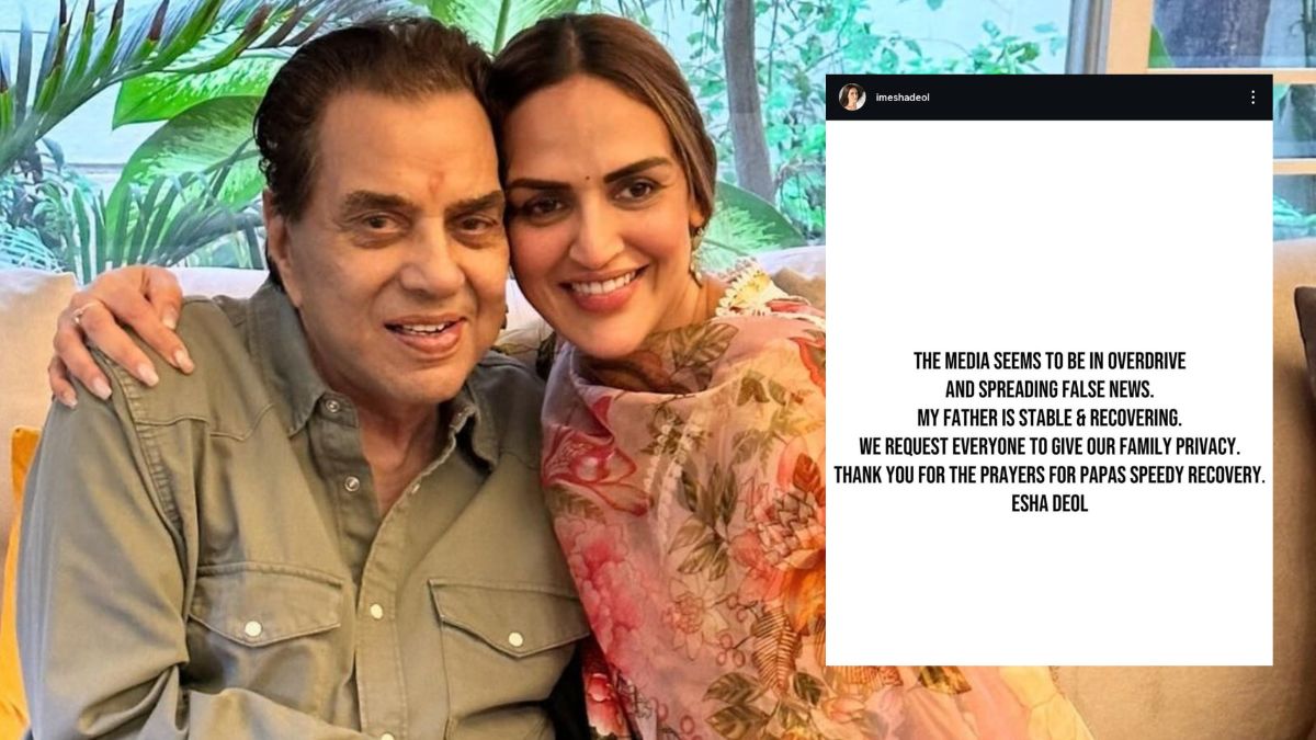 esha deol dharmendra health update