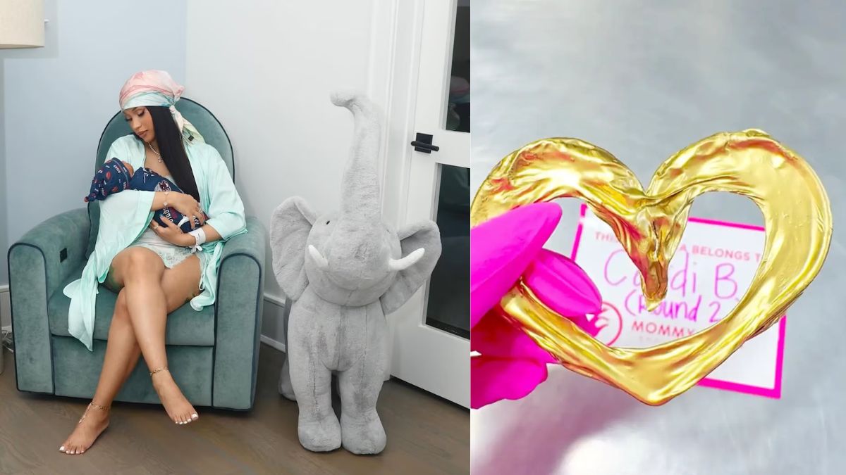 After Her Fourth Delivery, Cardi B Cast Her Umbilical Cord Into Gold Jewellery: Is This Trend Safe?