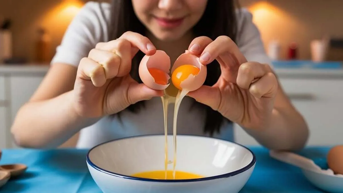 raw boiled fried eggs 2