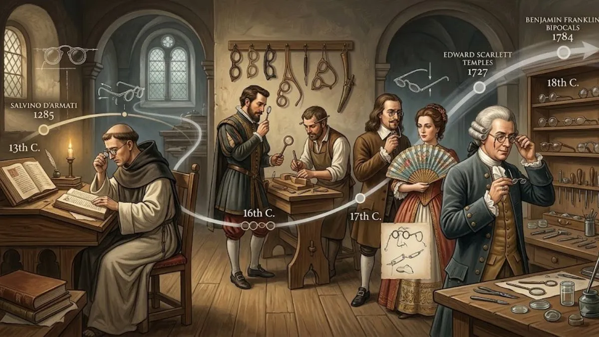 eye glasses history
