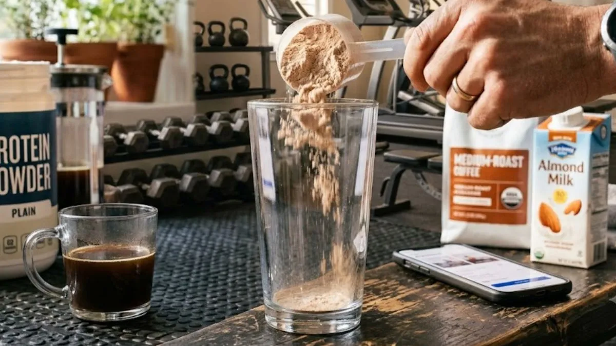 coffee protein shake